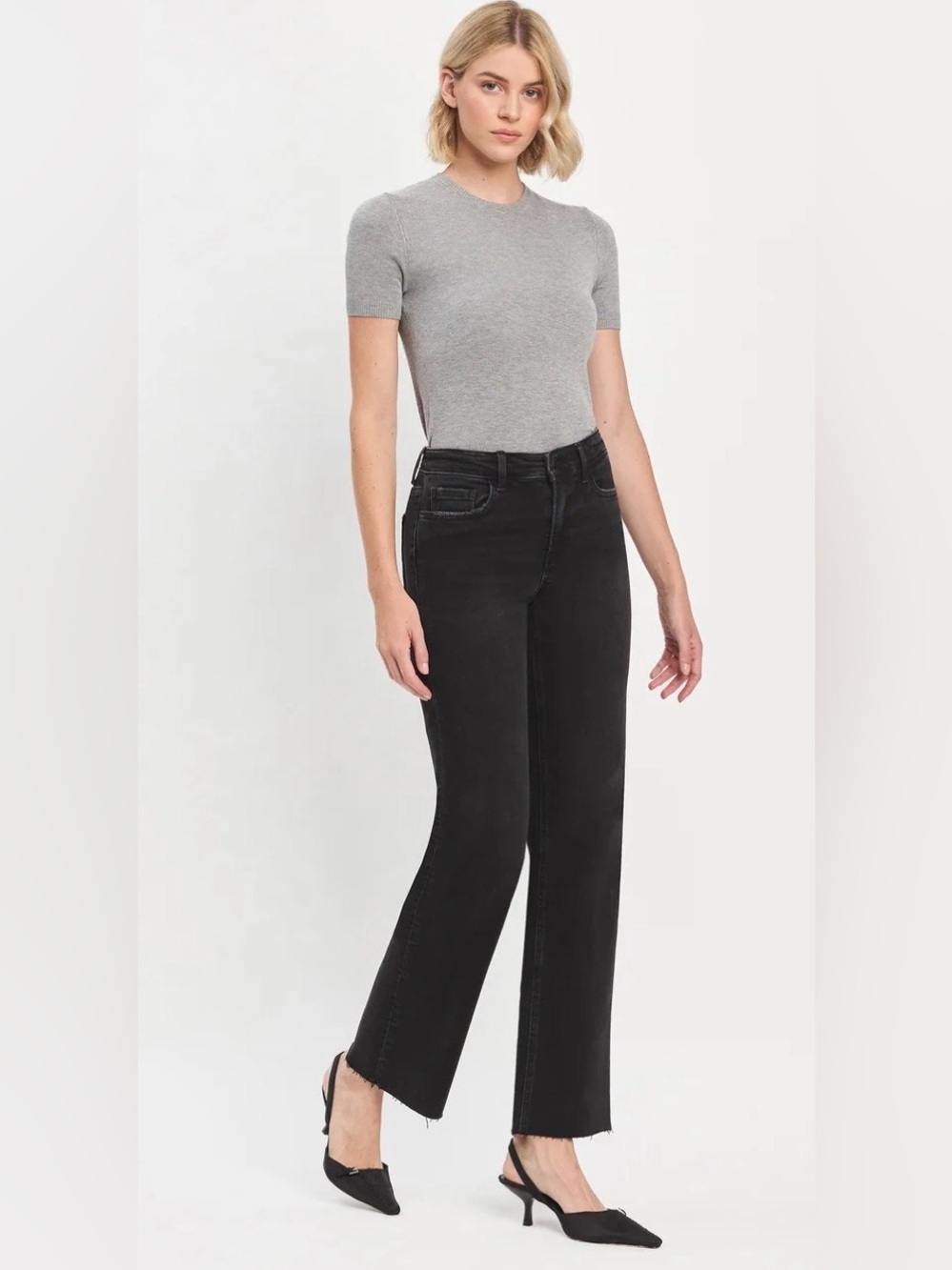FLYING MONKEY Smooth - High Rise Slim Wide Leg Jeans Size 29